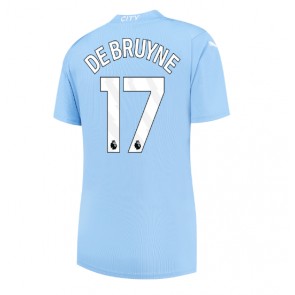 Manchester City Kevin De Bruyne #17 Domaci Dres za Ženska 2023-24 Kratak Rukavima
